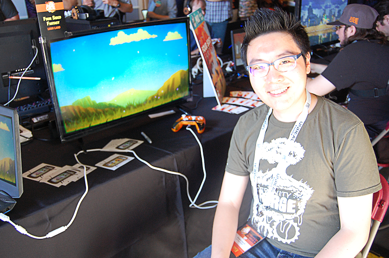 Pictured Zhenghua Yang (Z), Founder and CEO of Serenity Forge, the company publishing/porting Four Sided Fantasy.